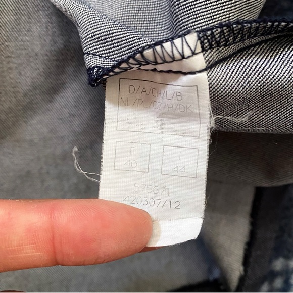 💙 ORSAY CASUAL NAVY DENIM LIKE CAPRI SLEEVE JACKET/DRESS! - Picture 12 of 14